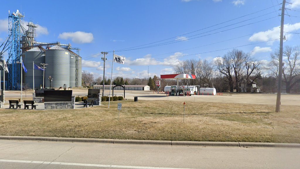 Street view near Kenyon Veterans Memorial Park, Kenyon