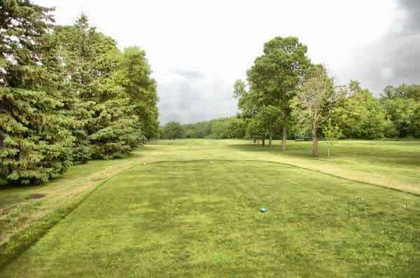 Hole 5 at Kenyon Country Club, par 4, 397 yards