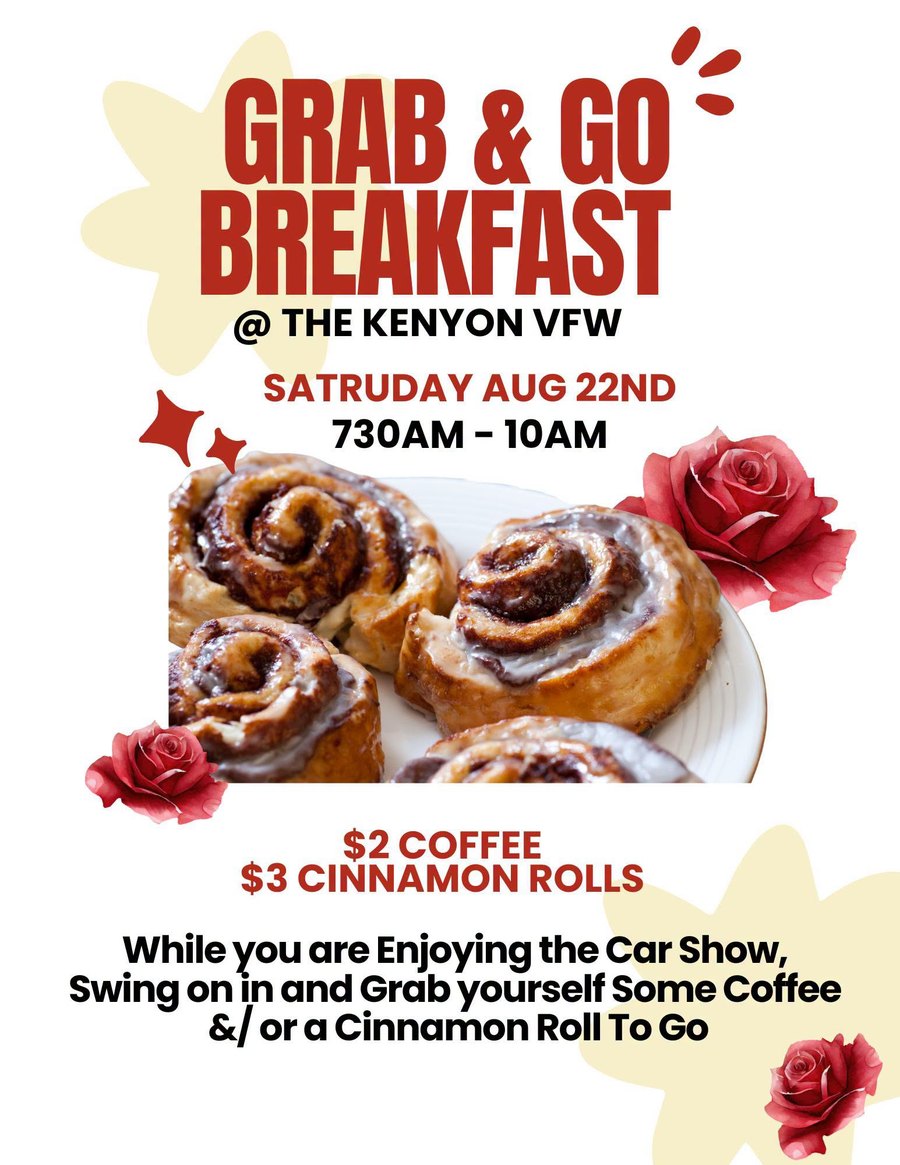 Grab & Go breakfast at the VFW