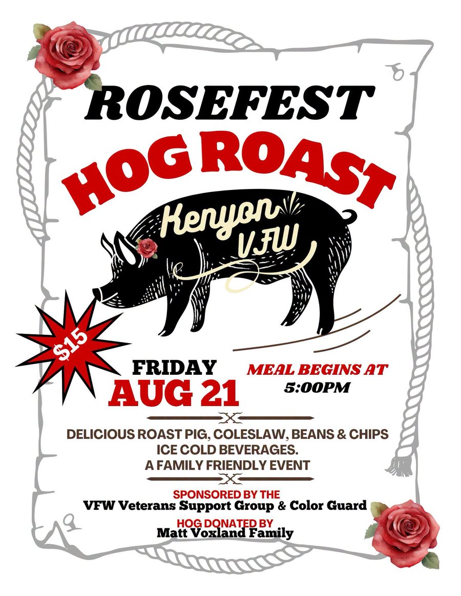 Hog roast at the VFW